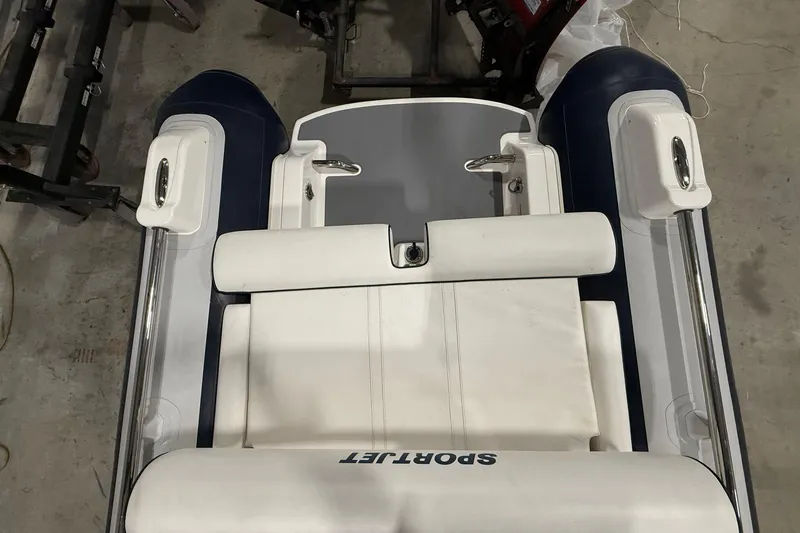 Slide: The Image of 2017 Williams Jet Tenders Sportjet 520, top view of seating and interior layout. - 18