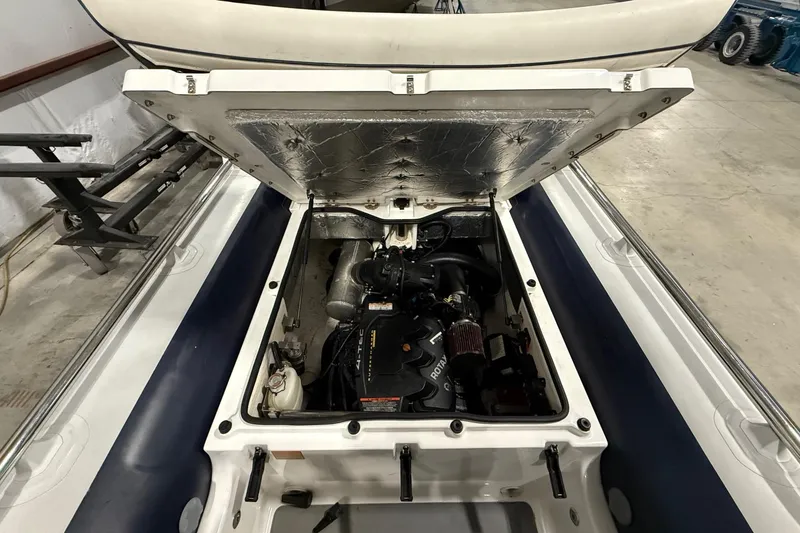 Slide: The Image of 2017 Williams Jet Tenders Sportjet 520 engine compartment, showcasing internal components. - 20