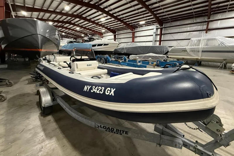Slide: The Image of 2017 Williams Jet Tenders Sportjet 520 in storage, on a Load Rite trailer. - 4