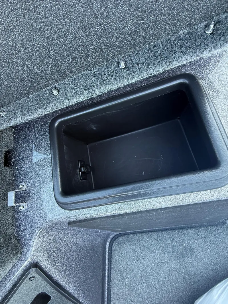 Slide: The Image of Storage compartment in 2025 Skeeter ZXR 20 SE boat, featuring a sleek, durable design. - 14