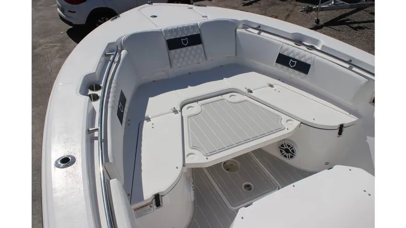 Slide: The Image of Electrical panel of 2025 Sea Fox 288 Commander boat, featuring control switches and wiring. - 8