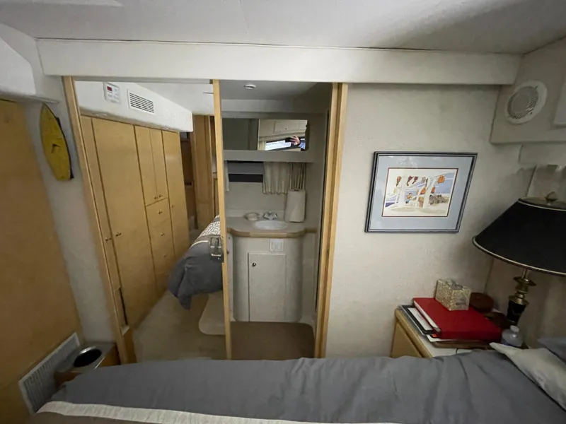 Slide: The Image of Carver 440 Aft Cabin Motor Yacht 1995 - 52