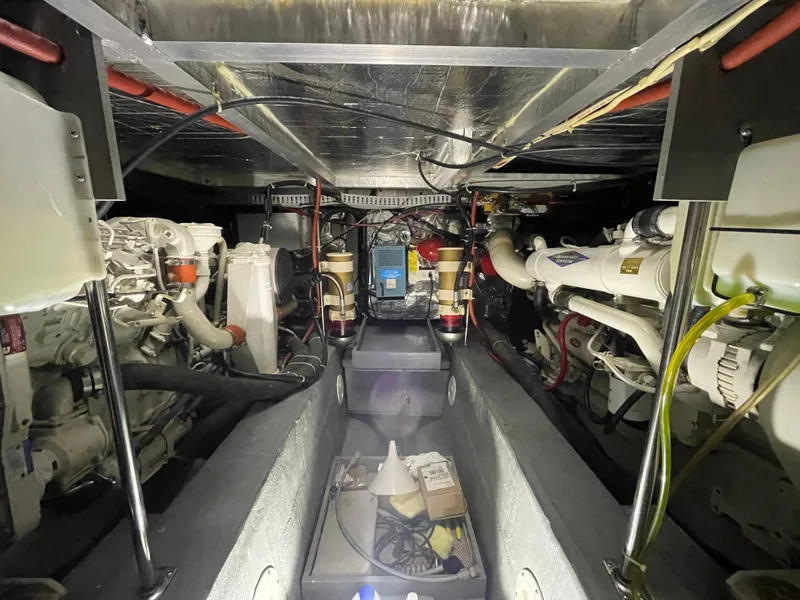 Slide: The Image of Carver 440 Aft Cabin Motor Yacht 1995 - 58