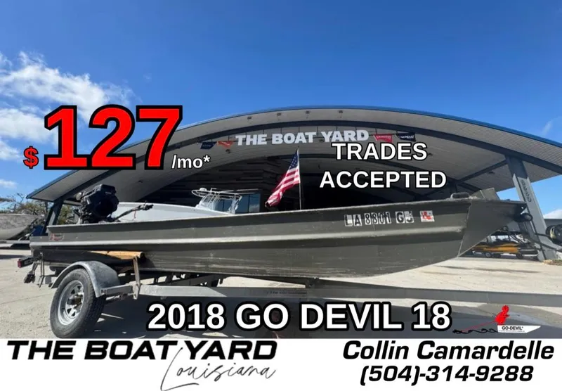 Slide: The Image of 2018 Go-Devil 18x48 Surface Drive Boat for sale, $127/month, trades accepted. - 1