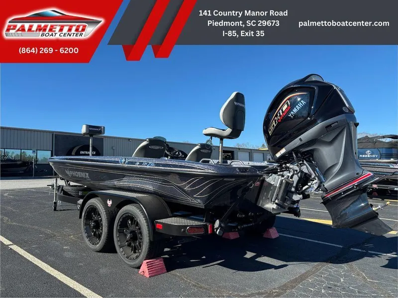 Slide: The Image of 2025 Phoenix 721 ZXL boat with powerful engine at Palmetto Boat Center, Piedmont, SC. - 2