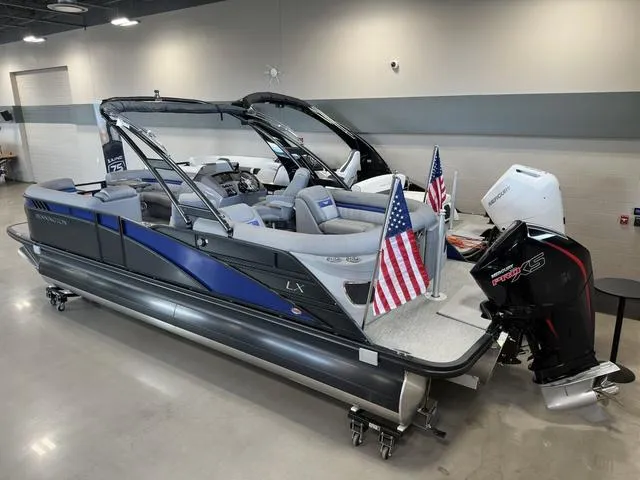 Slide: The Image of Bennington 24LX SPS Sport Arch Tri-Toon Pontoon 2023 - 2