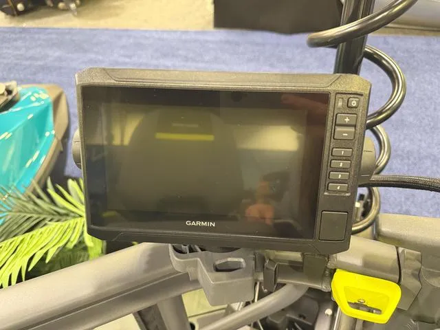 Slide: The Image of Garmin display on 2025 Sea-Doo Switch™ Fish 18, showcasing advanced navigation features. - 25