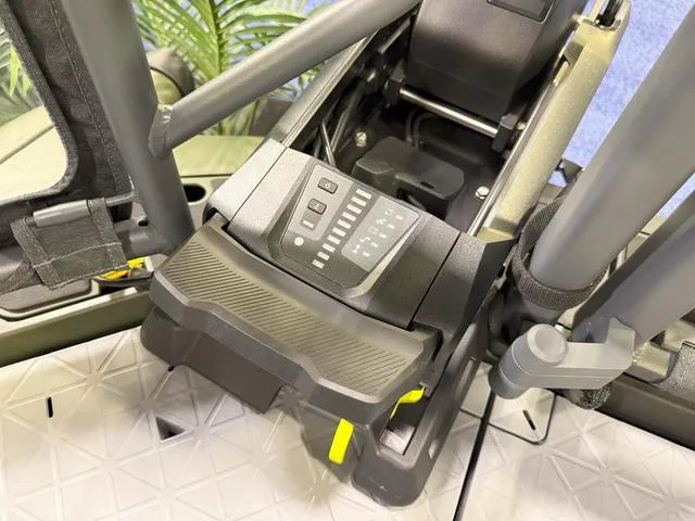 Slide: The Image of 2025 Sea-Doo Switch™ Fish 18 control panel, showcasing advanced features and modern design. - 26