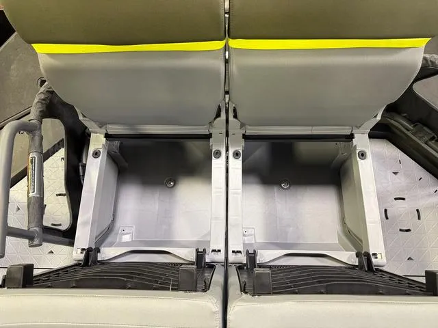 Slide: The Image of 2025 Sea-Doo Switch Fish 18 storage compartments, showcasing spacious and organized design. - 5