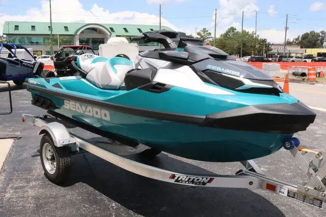 Slide: The Image of Sea-Doo GTX™ Limited 325 Teal Metallic 2025 - 8