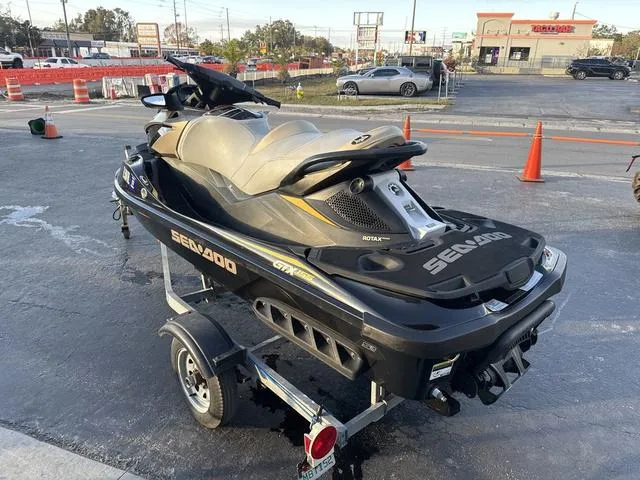 Slide: The Image of 2017 Sea-Doo Waverunner GTX on trailer in parking lot. - 9