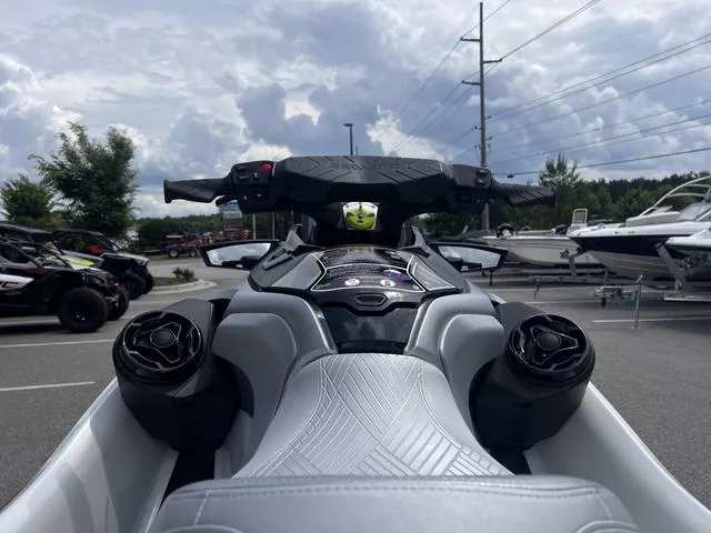 Slide: The Image of 2025 Sea-Doo Waverunner GTX LTD 325 with sound system, parked outdoors under cloudy sky. - 7