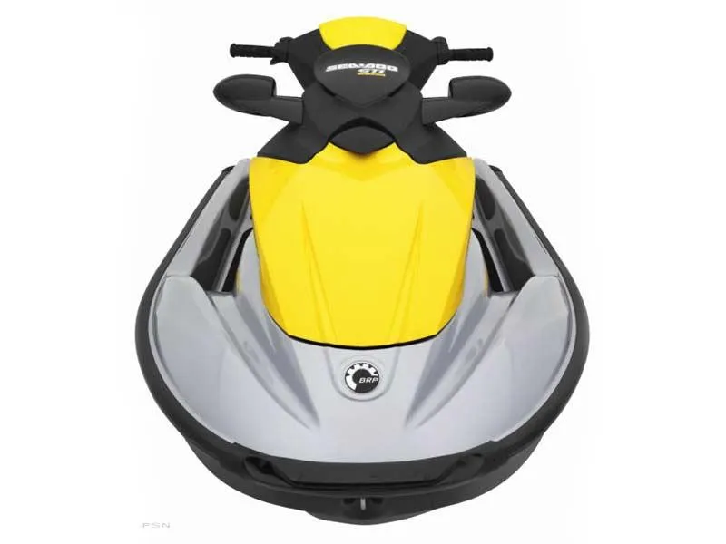 Slide: The Image of 2007 Sea-Doo GTI™ SE 155 jet ski, yellow and gray, front view. - 15