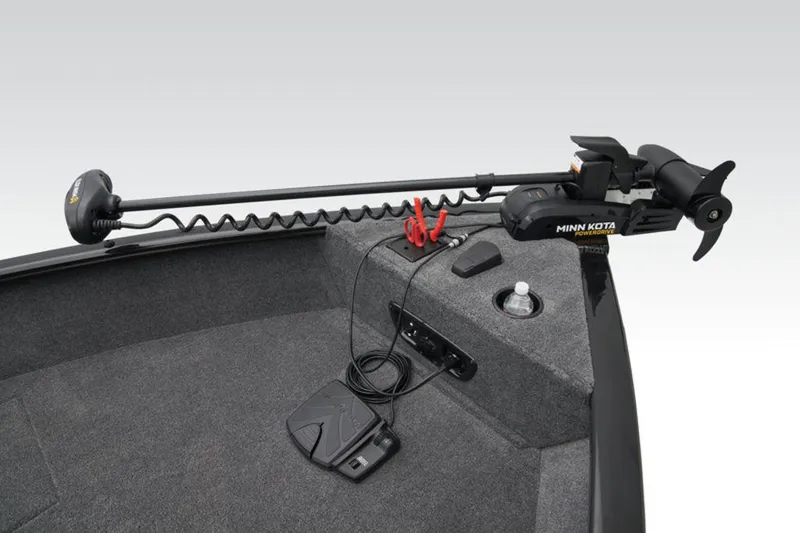 Slide: The Image of 2025 Tracker Pro Guide™ V-175 WT boat with Minn Kota trolling motor. - 12