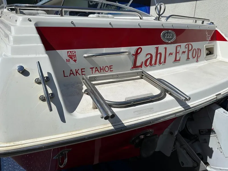 Slide: The Image of 1991 Cobalt Condurre 222 boat with "Lahl-E-Pop" name, Lake Tahoe location. - 39