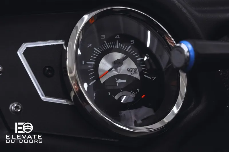 Slide: The Image of Tachometer of 2025 Skeeter ZX150 boat, displaying RPM gauge with sleek design. - 15
