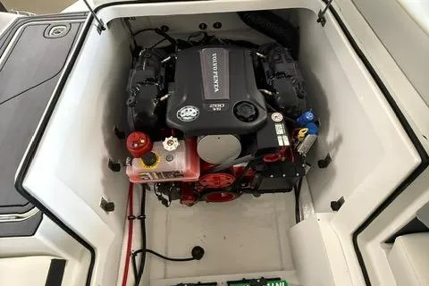 Slide: The Image of 2025 Cobalt CS22 engine compartment showcasing a powerful Volvo Penta engine. - 13