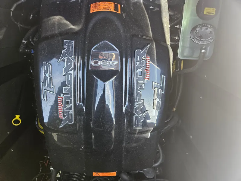 Slide: The Image of 2020 Moomba Max engine, Raptor 6.2L Indmar, detailed view. - 21