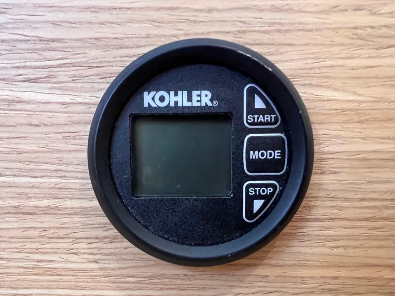 Slide: The Image of Digital control panel on Pardo Yachts P38, 2024 model. - 36