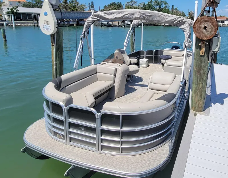 Slide: The Image of 2021 Berkshire 24' Tritoon - Salt Water Edition - 2