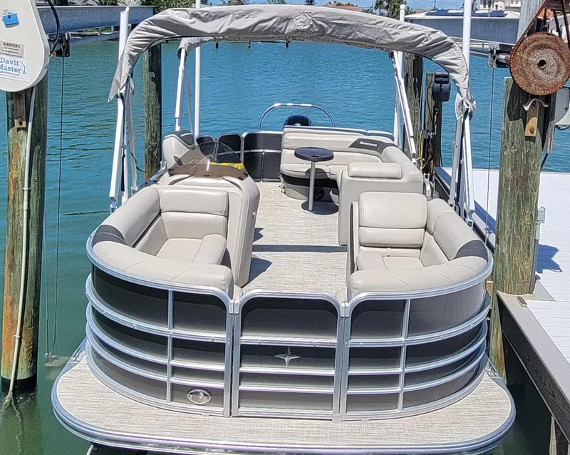 Slide: The Image of 2021 Berkshire 24' Tritoon - Salt Water Edition - 5