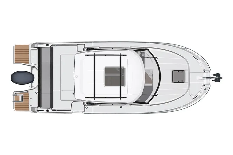 Slide: The Image of Top view of 2025 Jeanneau NC 795 Series 2 boat layout design. - 49