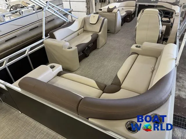 Slide: The Image of 2025 Tahoe LTZ 2385 Elite Cruise interior with luxurious seating and modern design. - 21