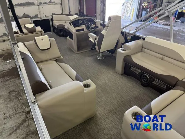 Slide: The Image of 2025 Tahoe LTZ 2385 Elite Cruise interior with luxurious seating and modern design. - 5