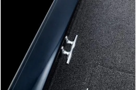 Slide: The Image of 2022 Ranger RT178 boat cleat on textured deck surface. - 32