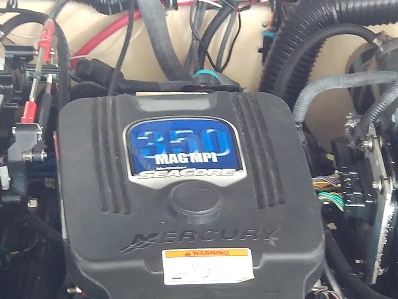 Slide: The Image of Engine of a 2008 Formula 310 Sun Sport with 350 MAG MPI Seacore. - 49