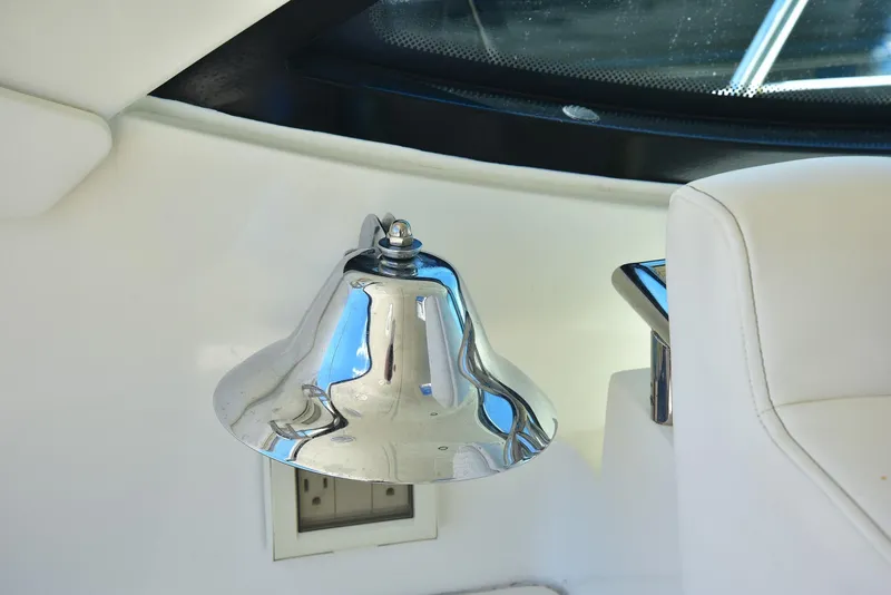Slide: The Image of Chrome bell detail on 2013 Sea Ray 410 Sundancer yacht interior. - 32