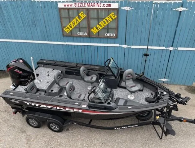Slide: The Image of 2025 Tracker Targa V-19 Combo boat at Sizzle Marine, Ohio dealership. - 5