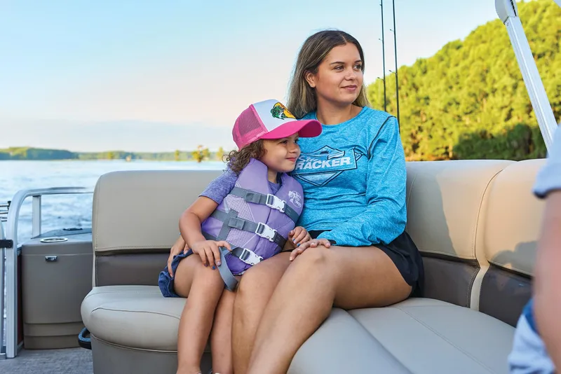 Slide: The Image of Manufacturer Provided Image: Bass Buggy 18 DLX Fishing Pontoon - 73