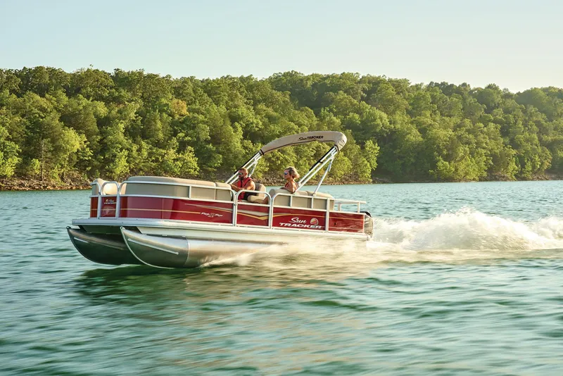 Slide: The Image of Sun Tracker Party Barge 18 DLX 2025 - 50