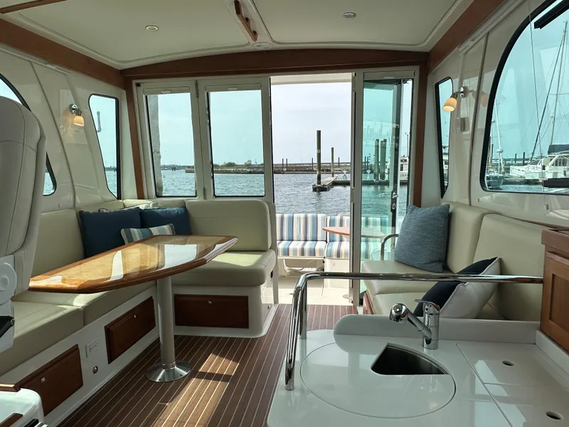 Slide: The Image of Helm Deck looking aft to cockpit - 7