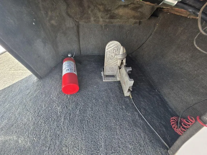 Slide: The Image of 1999 Generation III G3 Fiberglass interior with foot pedal and fire extinguisher. - 9