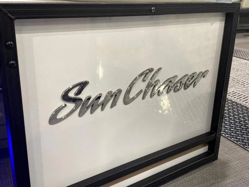 Slide: The Image of SunChaser logo on Geneva Cruise SB 22, 2024 model display. - 15