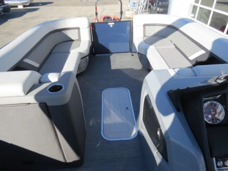 Slide: The Image of 2023 Godfrey AquaPatio 255 ULC interior with spacious seating and modern design. - 15