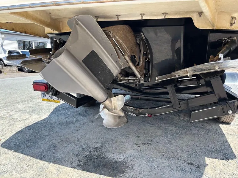 Slide: The Image of 2019 Regal 25 RX Surf boat propeller and trailer detail. - 14