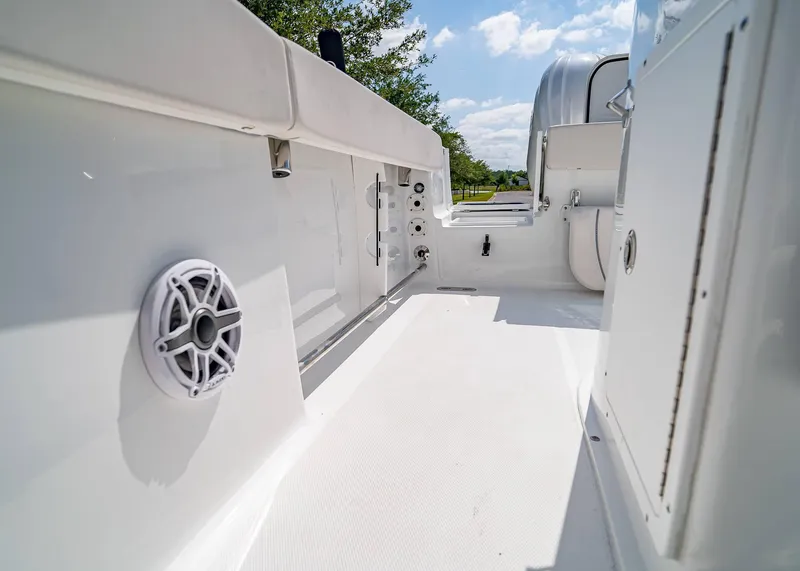 Slide: The Image of 2025 Sea Hunt Gamefish 25 boat interior, featuring sleek design and modern amenities. - 13