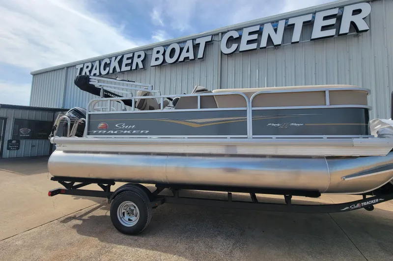 The Image of 2025 Sun Tracker Party Barge 18 DLX pontoon at Tracker Boat Center. - 0