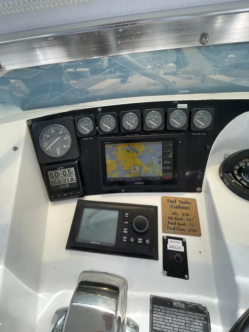 Slide: The Image of Hatteras 52 Motor Yacht 1995 - 77