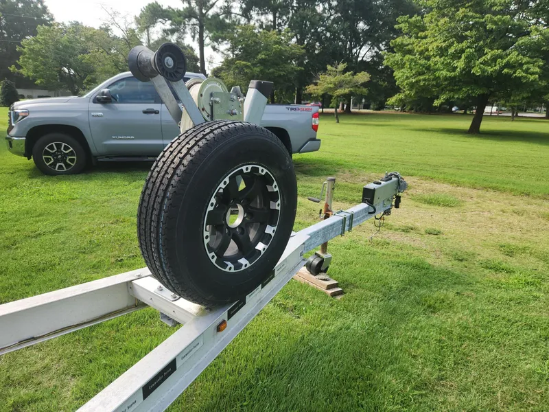 Slide: The Image of 2013 VENTURE ALUMINUM TRAILER WITH ALUMINUM RIMS AND SPARE TIRE!! - 25