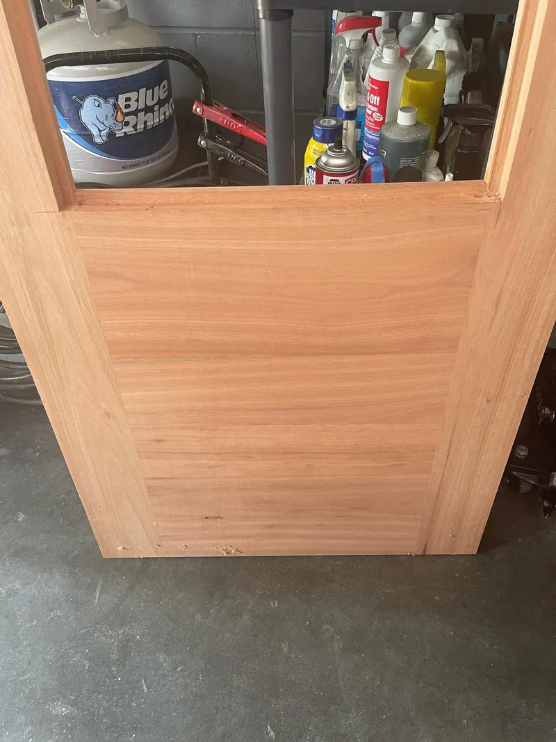 Slide: The Image of NEW TEAK SALON ENTRANCEWAY DOOR!! - 16