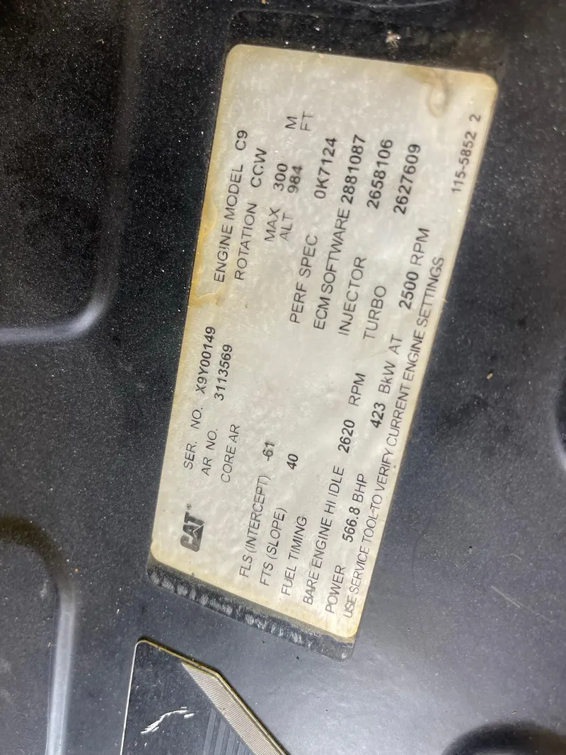 Slide: The Image of NEW 2009 CATERPILLAR C9(575hp) W/NEW GEARS!! - 7