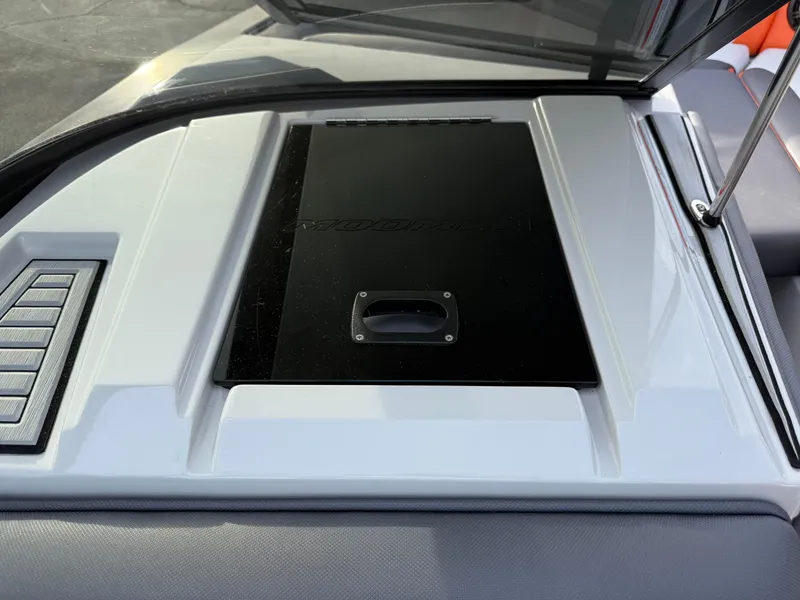 Slide: The Image of 2018 Moomba Helix boat dashboard with sleek design and modern features. - 40