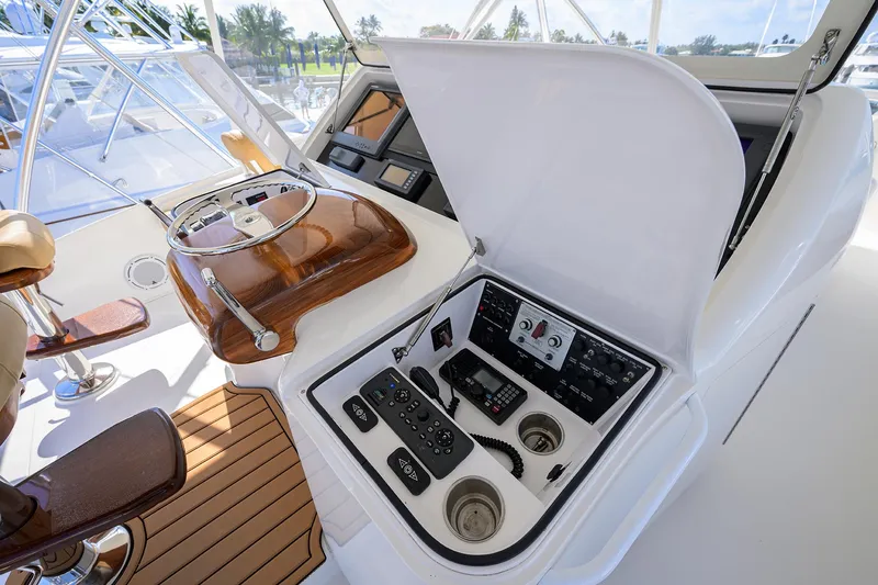 Slide: The Image of Viking 82 BLU FROG - Starboard Helm Station - 45