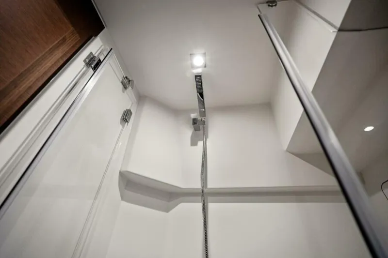 Slide: The Image of 2024 46 Prestige Flybridge -Master Stateroom Head - 23