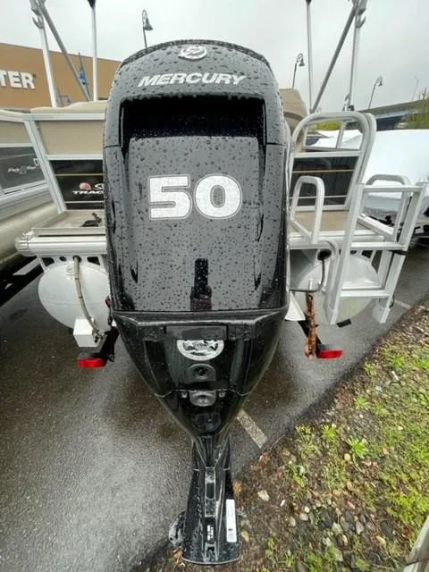 Slide: The Image of 2022 Sun Tracker Bass Buggy 16 XL Select with Mercury 50 HP outboard motor. - 3