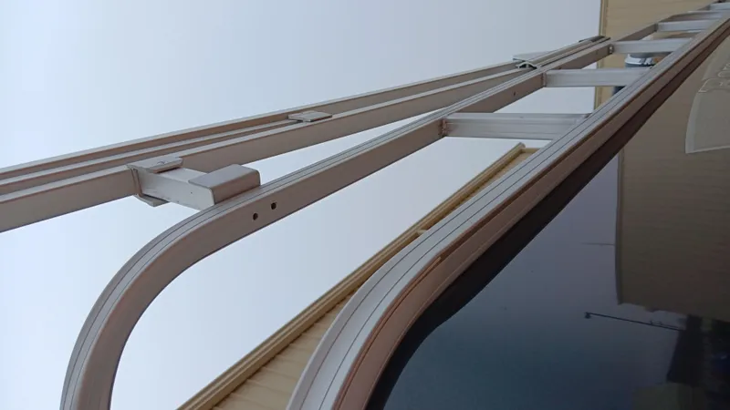 Slide: The Image of Ranger 200F 2022 model roof rack system, showcasing sleek design and sturdy construction. - 18